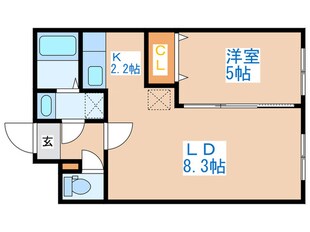 ポーザ琴似の物件間取画像